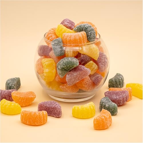 Fruit Slices, caramelos sin colorantes, 1 lb bolsa miniatura 6