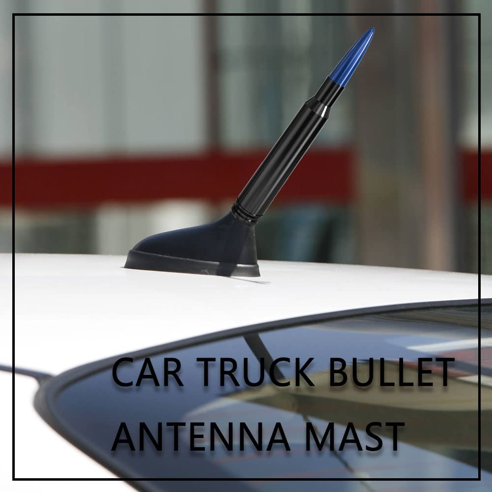 ECOAUTO 50 CAL BULLET ANTENNA FOR CHEVROLET SILVERADO 1500/2500/3500/GMC SIERRA - Foto 11