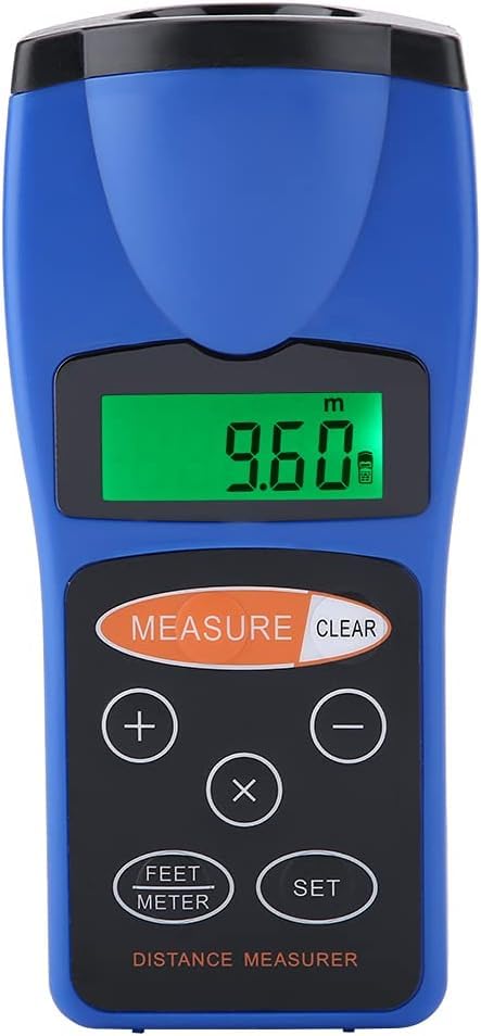AARKRI SALES Digital Ultrasonic Laser Distance Measurer with LCD Display – Accurate Electronic Tape Measure Tool for Area, Volume, Length, and Height - (Multicolor)-image-24
