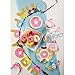 Creative Converting All Over Print Plastic Tablecover, Donut Time - 54