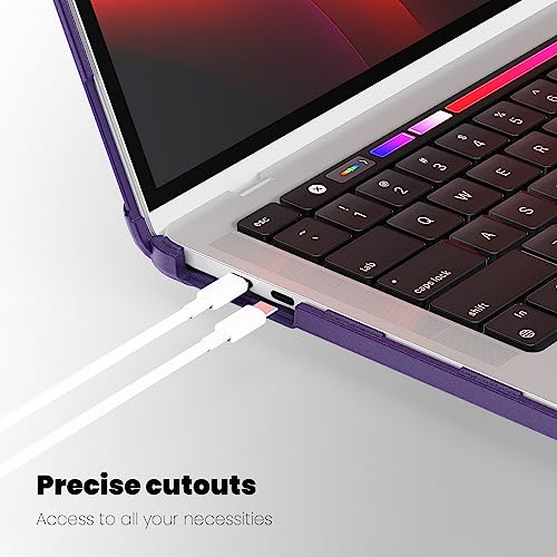 Funda MacBook Pro 13 pulgadas rígida transparente compatible con modelos A2159 A1989 A1706 7
