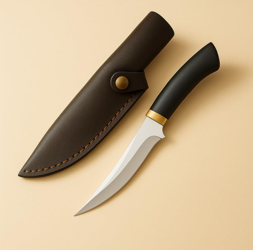 Image of Wizbiz Premium Multi-Purpose Chef Knife for Kitchen | Sharp Stainless Steel Blade with Ergonomic Black Handle | Vegetable, Fruit, Meat & Bread Cutting Knife | Ideal for Home, Hotel & Restaurant Use