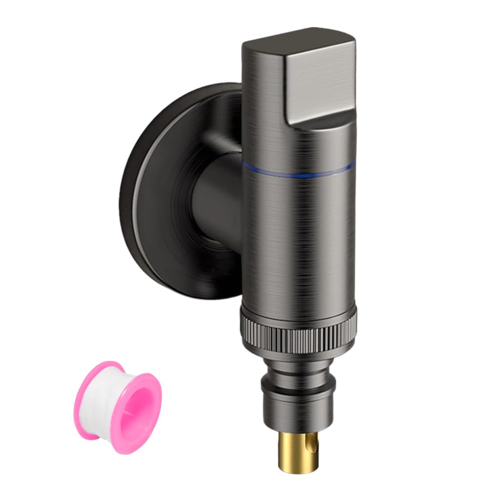 HASTHIP® Laundry Faucet, Small Full-Metal Universal Faucet(Gray