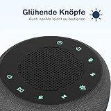 BUFFBEE Cyfrowy radiobudzik do sypialni - 7-kolorowe światło nocne, jakość dźwięku High-Fidelity z głośnikiem skierowanym w górę, 4 dźwięki budzące, pełnozakresowy ściemniacz wyświetlacza do stolika