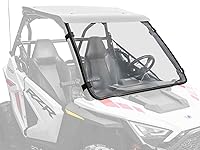 SuperATV Full Windshield for 2022+ Polaris RZR 200 - 1/4" Unbreakable Polycarbonate, Scratch-Resistant XR Optic, Easy Install, USA Made