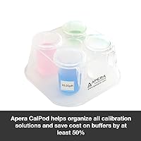 Vista 3 de APERA INSTRUMENTS AI209-T Value Series PH20 Kit combinado de probador de pH que incluye el juego de mantenimiento y un soporte de solución CalPod