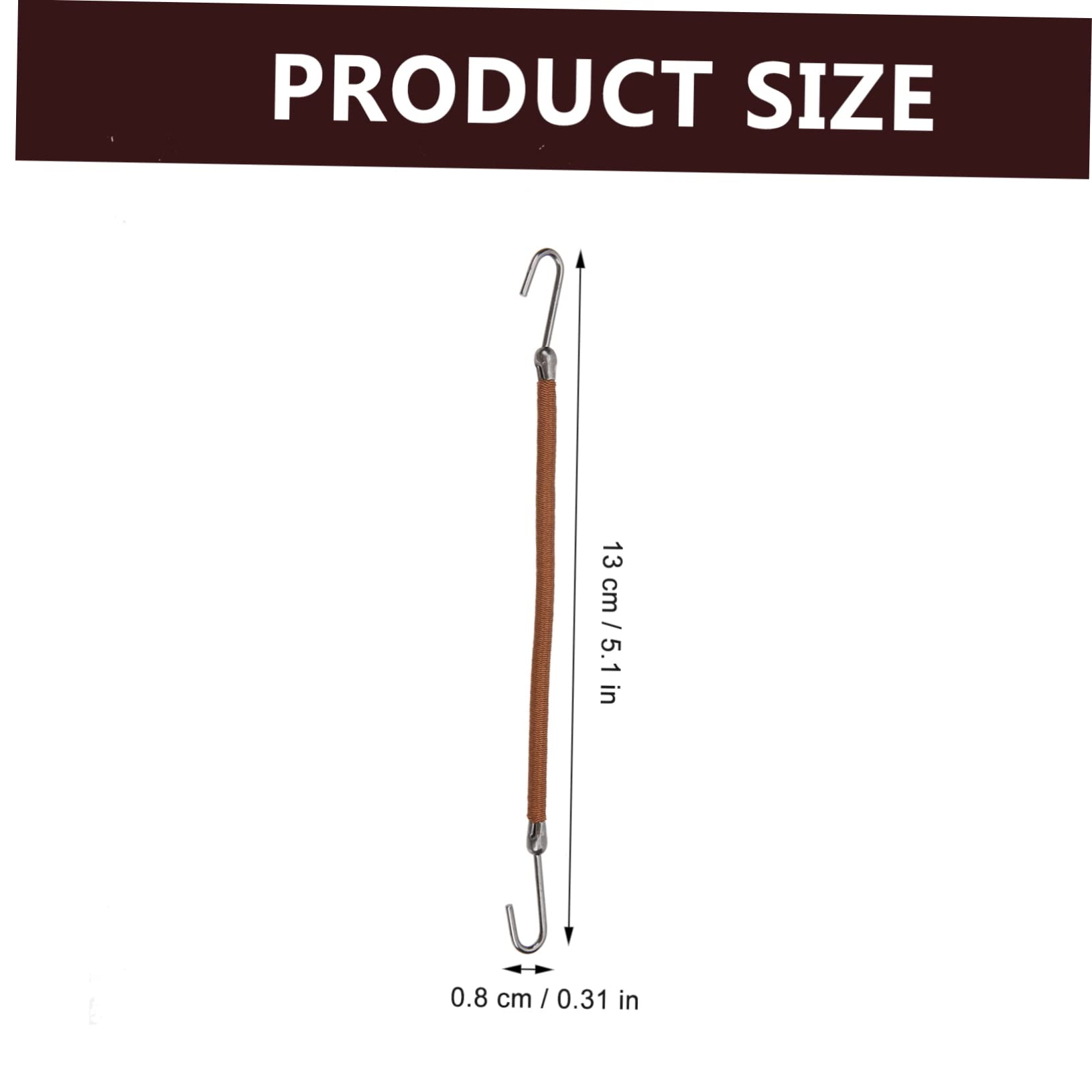 MAGICLULU 100 Pz gancio per parrucca barrette forcine elastici per con ganci addio al nubilato parrucche molletta mini elastici per corda per elasticità Cantù