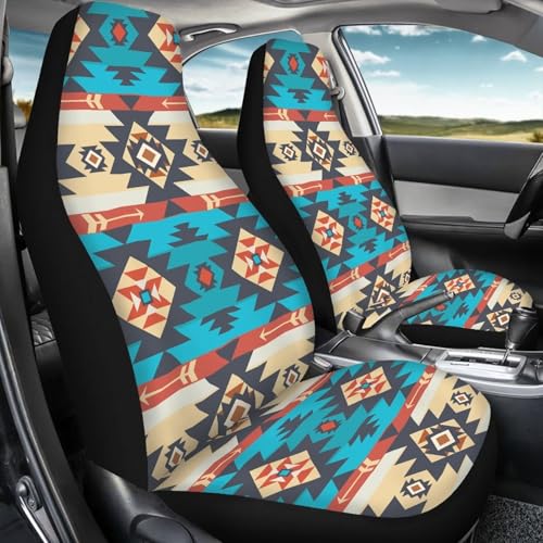Couvre-siège auto Amérindien 52x138cm idéal pour les voyages en famille