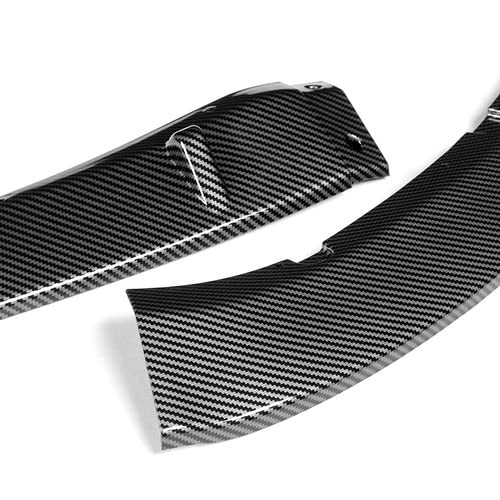 3-Piece Front Bumper Lip & Side Splitters For 2016-2021 Mazda MX-5 Miata – Painted Black