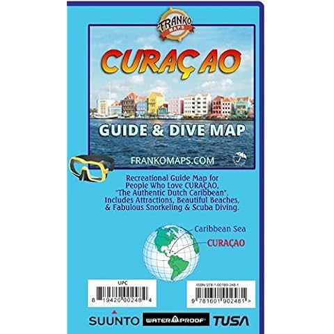 Curacao Dive & Adventure Guide Franko Maps Waterproof Map Cover
