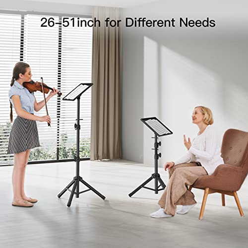 Amada Tall Projector Tripod Stand For 26In To 51In, Foldable Laptop Tripod Stand, Height Adjustable Projector Stand, Portable Outdoor Projector Stand For Laptop, Projector, Dj, Or Sheet Music-Amps02 #TOP5