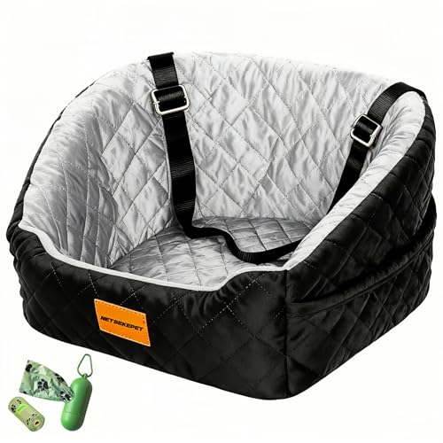 Netsekepet Dog Car Seat for Small & Medium Dogs,...