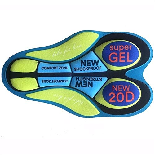 YMYGCC Ciclismo Pantalones Cortos Pantalones cortos de ciclista Gel Pad 9D 12D 19D 20D ciclismo MTB cojín del asiento del amortiguador de golpes Base de bicicletas bicicletas de ratón de la ropa inter