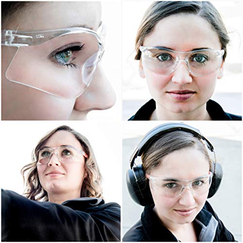 Clear Eye Protection Safety Glasses - 2 Pack - Comfort Eyewear With Our Superlite And Superclear Lens Technology #TOP3