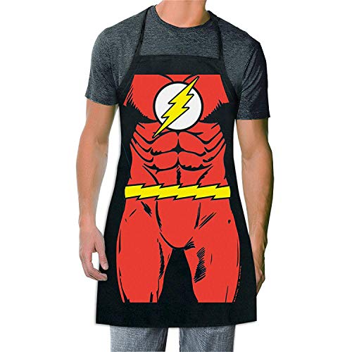 ShopINess Divertido Delantal de Cocina Flash Style