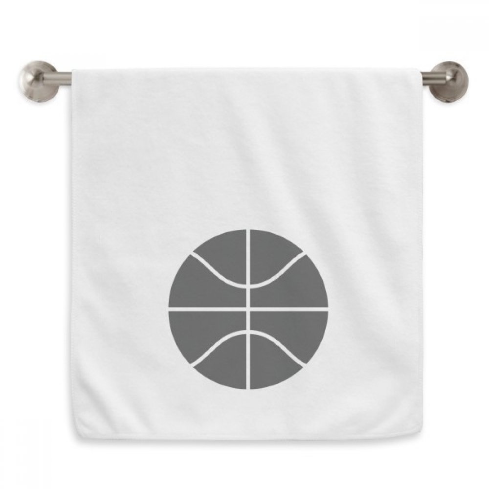 Serviette basket-ball géométrie blanche de qualité supérieure essuie-mains