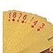FREE SHIP DEAL Luxury 24K Gold Foil Poker Playing Cards with Wooden Box Waterproof Cards for Party -Camping - Birthday Gift and Card Decks Game