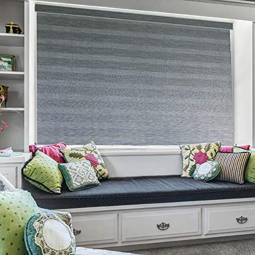 Image of ZEBRA BLINDS Polyester Curtain for Windows Or Outdoor Decor, Grey, W170 X H200 CM