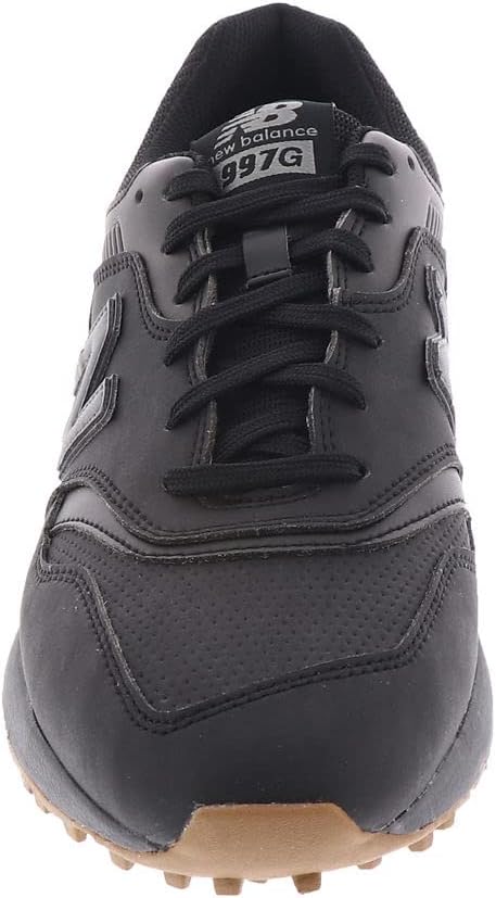 New Balance Mens 997 Sl Golf Shoe, Black/Grey, 11 Wide US
