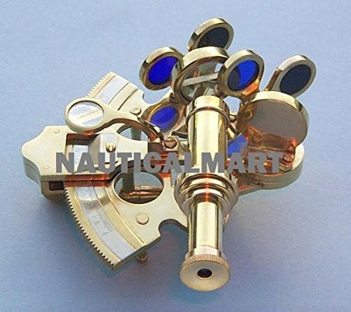3 inch Premium Quality Solid Brass Sextant by Nauticalmart
