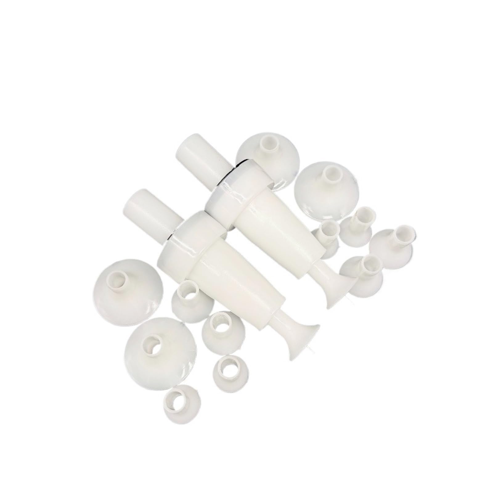 Trepmeun 2Pcs Round Replacement Spray Gun Nozzle Electrode Holder Fit For Manual For Dt-Gm03 Gun Electrostatic Powder Coating Machine(2Pcs Round)