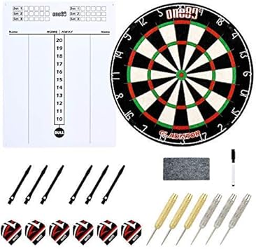 Amazon Co Jp One80 Sisal Bristle Topscore ダーツボード ステープルフリーブルズアイアウトターブル構造 3ステンレススチールダーツ スポーツ アウトドア