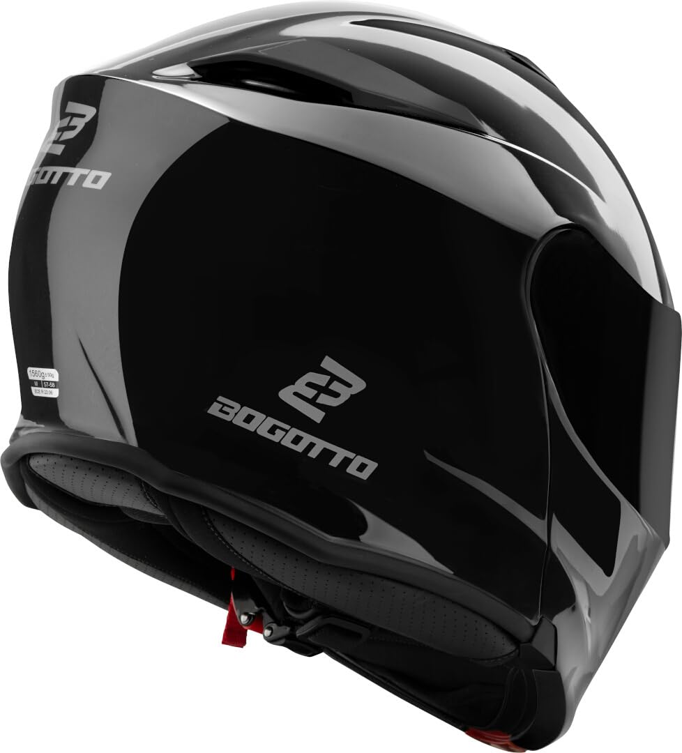 Bogotto H271 BT Bluetooth Klapphelm, schwarz, 2XL