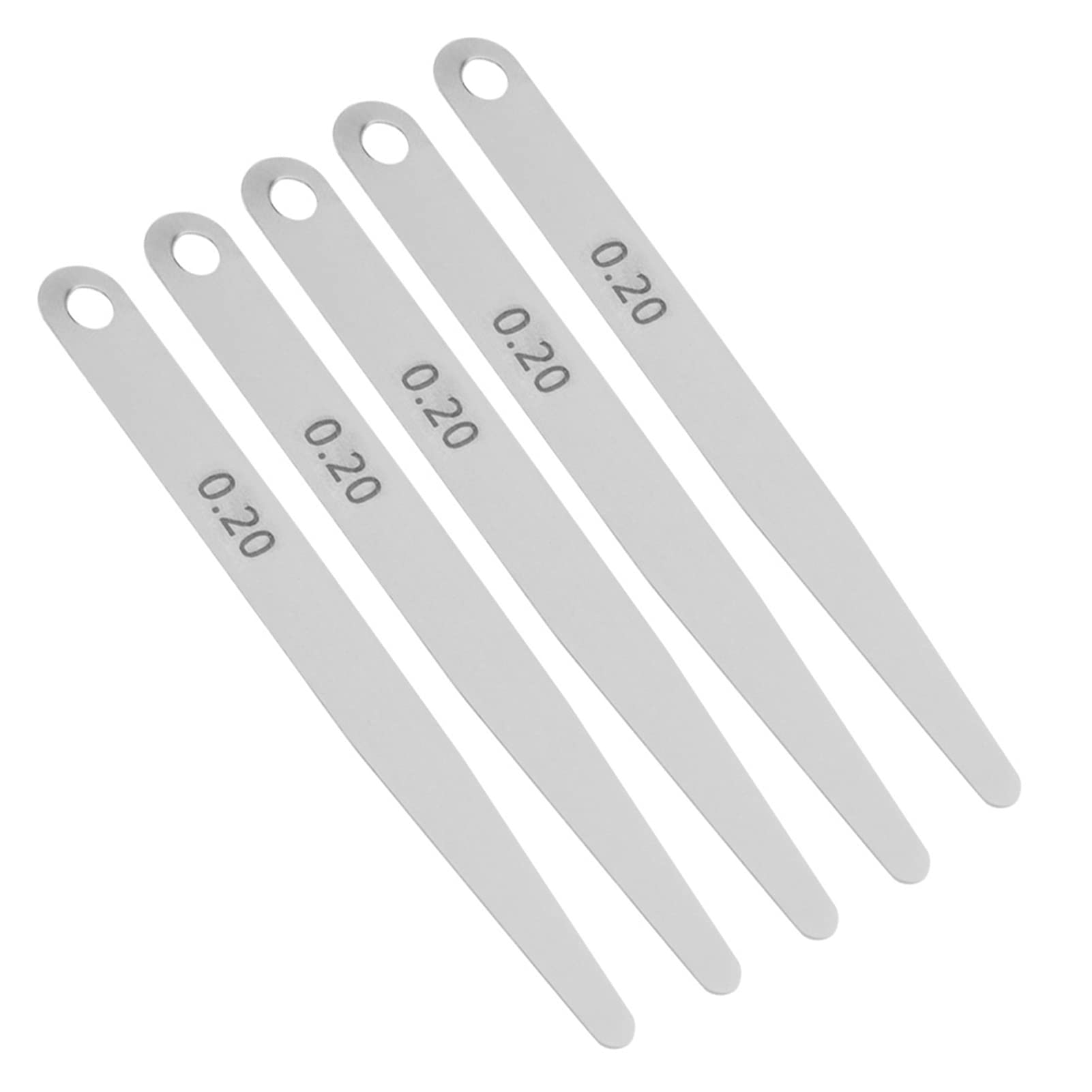 metric feeler gauge set .1mm to 3 mm, Stainless Steel Feeler Gauge Ruler Welding Inspection Tool for Measurement (0.2)