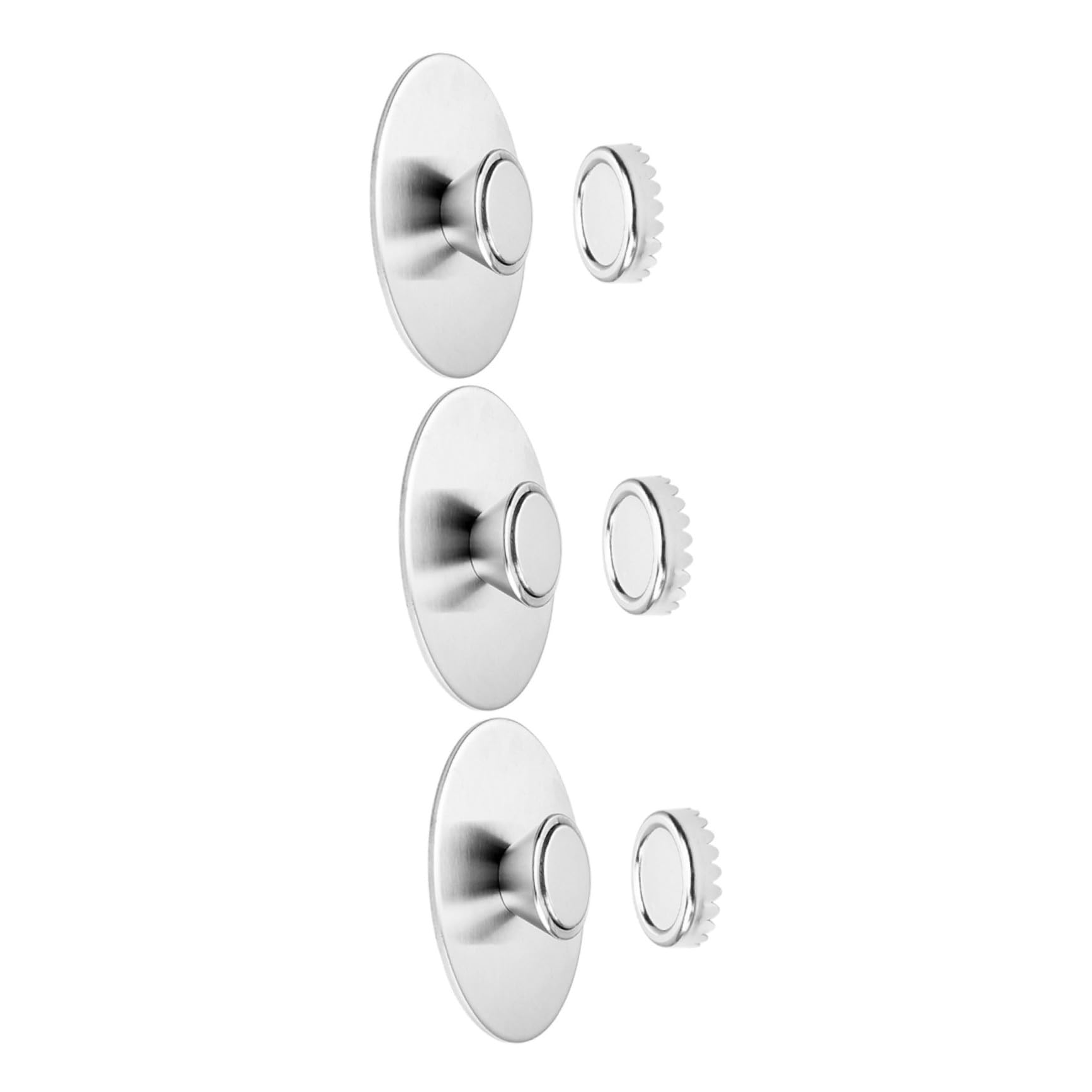 Cabilock 6stücke Magnetischer Seifenhalter Wandmontierte Seifenablage Mit Wasserableitung Elegantes Design Für Badezimmer Installieren Inkl Zubehör rutschfest Und Stabil