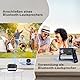 Beamer 【360° Drehbarem Ständer & Auto Keystone & E-Fokus】 FHD 1080P 25000LM Projektor mit WiFi6 und Bluetooth 5.2,70% Zoom ONOAYO abnehmbar Outdoor Heimkino Beamer Kompatibel mit Handy,PC,TV-Sticks
