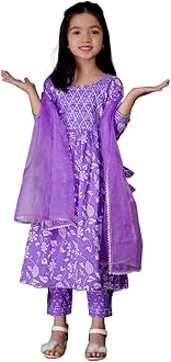 Itemzon Princess Fancy Girls Kurta Suit Sets