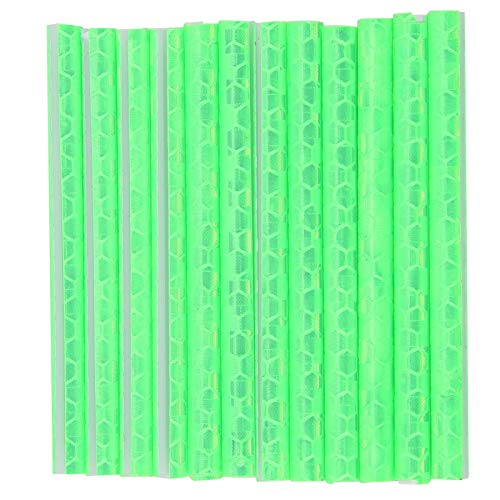 Refletor de raio de bicicleta, tubo refletivo de bicicleta durável clipe reflexivo de bicicleta, tub