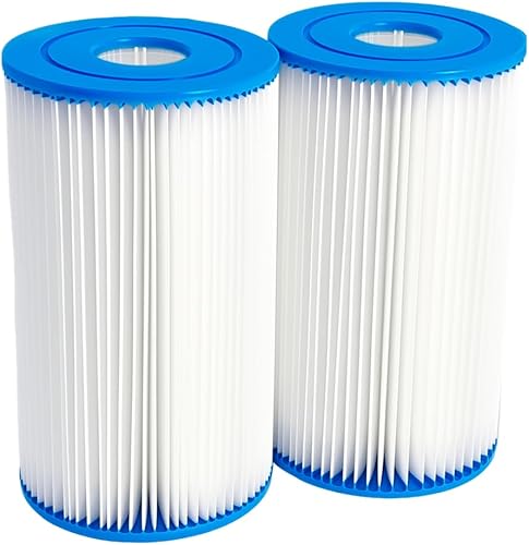 Cartucho de filtro de piscina tipo B compatible con bomba de filtro in-tex de 2500 GPH para piscinas sobre el suelo, cartucho de filtro de piscina