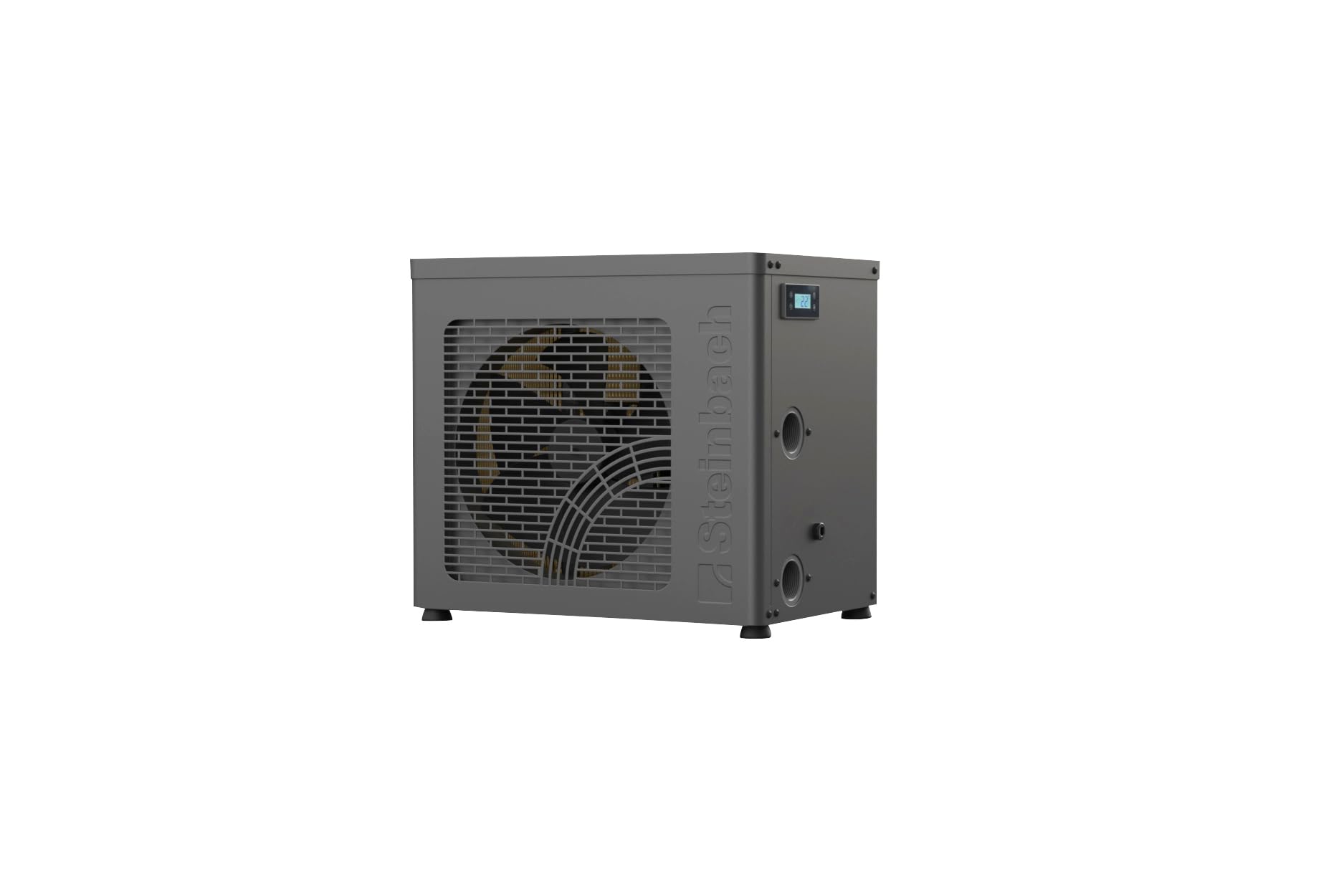 STEINBACH Wärmepumpe Startis Style – 049400Z – Pool Wärmepumpe bis 20.000 l – 4,3 kW – Mit WLAN App-Steuerung – Salzwassertauglich – effizientes R290-Kältemittel