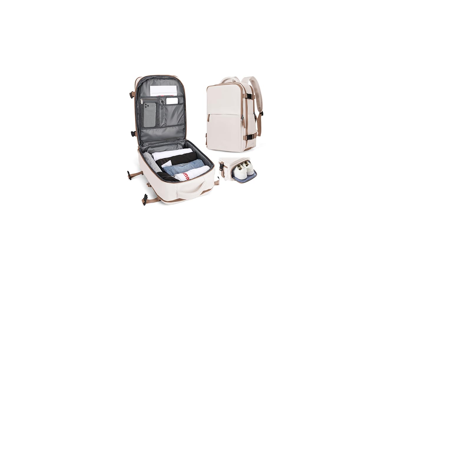 SZLX Mochilas Viaje Cabina Avion 40x30x20 Ryanair Vueling Wizzair Equipaje de Mano 40x20x25 Bolsas de Viaje Mujer Malet…