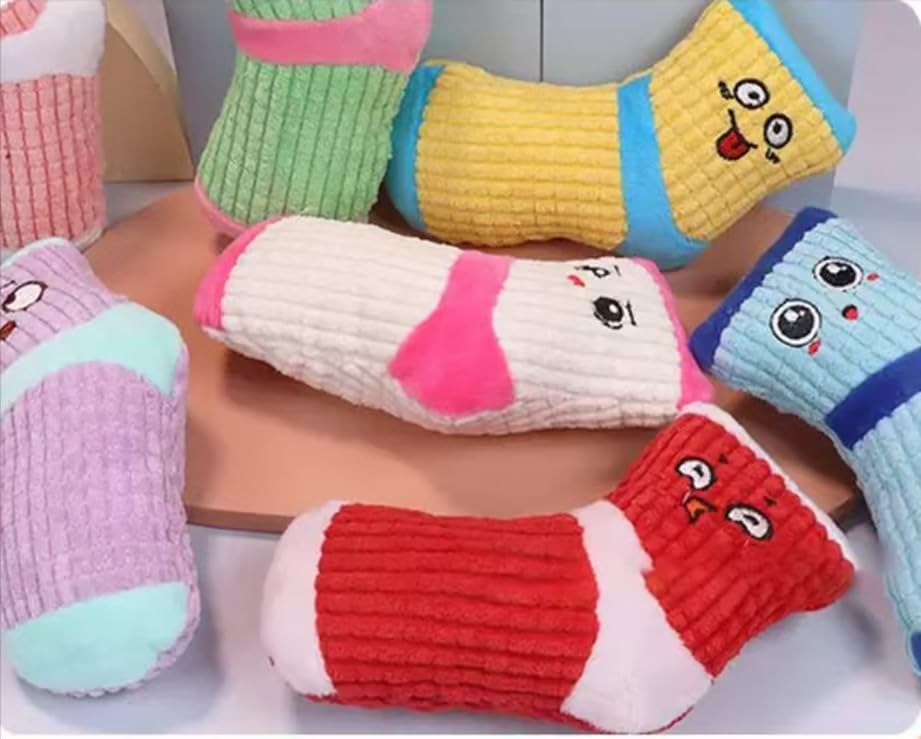 Juguete mordible sonoro para perros pequeños y medianos miniatura 5