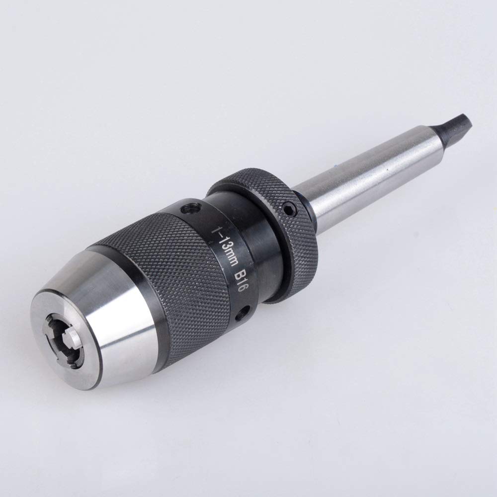 Mandrin auto resserrer MT2 B16 type solide sans clé avec cône de serrage Morse 2