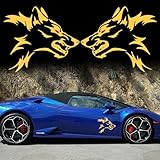 ➤ Montageanleitung: ① Wischen Sie den Staub auf dem Auto ab und entfernen Sie das weiße untere Papier. ② Sprühen Sie Wasser auf die zu klebende Stelle, und dann ist der wichtigste Punkt, mehr Wasser auf die Klebeseite des Aufklebers zu sprühen. ③ Setzen Sie den Aufkleber auf das Auto und heben Sie ihn von einer Ecke an, kratzen Sie das überschüssige Wasser und die Luftblasen während der Installation mit einem Schaber ab. (Tipp:Sie können den Aufkleber wiederholt anheben und Wasser sprühen, bis der Aufkleber perfekt passt.Siehe Beschreibung oder Video).