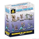 Marvel Crisis Protocol Guardians of the Galaxy Starter Set – Complete Miniatures Game with Star-Lord, Groot, Rocket & More – 10 Characters, Dice, Cards & Tools Included