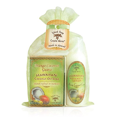 Soap and Lotion Organza Set, Mango Coconut Guava