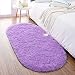 Noahas Ultra Soft 4.5cm Velvet Bedroom Rugs Kids Room Carpet Modern Shaggy Area Rugs Home Decor 2.6' X 5.3', Purple
