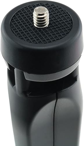 Miniatura 3 de Mini trípode de metal Mini trípode de escritorio Selfie Stick Cámara Soporte en vivo Trípode plástico Gimbal Handle Grip estabilizador, diseño de