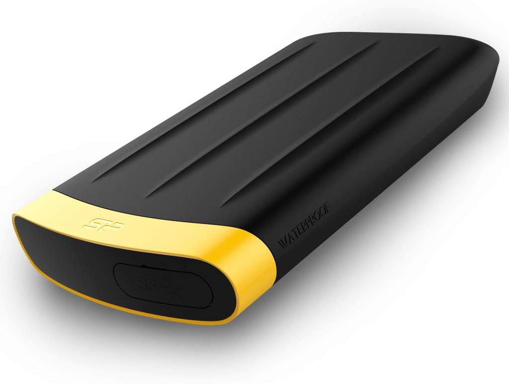 Silicon Power 2TB Rugged Armor A65M for Mac Shockproof Waterproof 2.5-inch USB 3.0 Portable External Hard Drive, Military Grade IP67 S, HFS+ and Supports Time Machine®