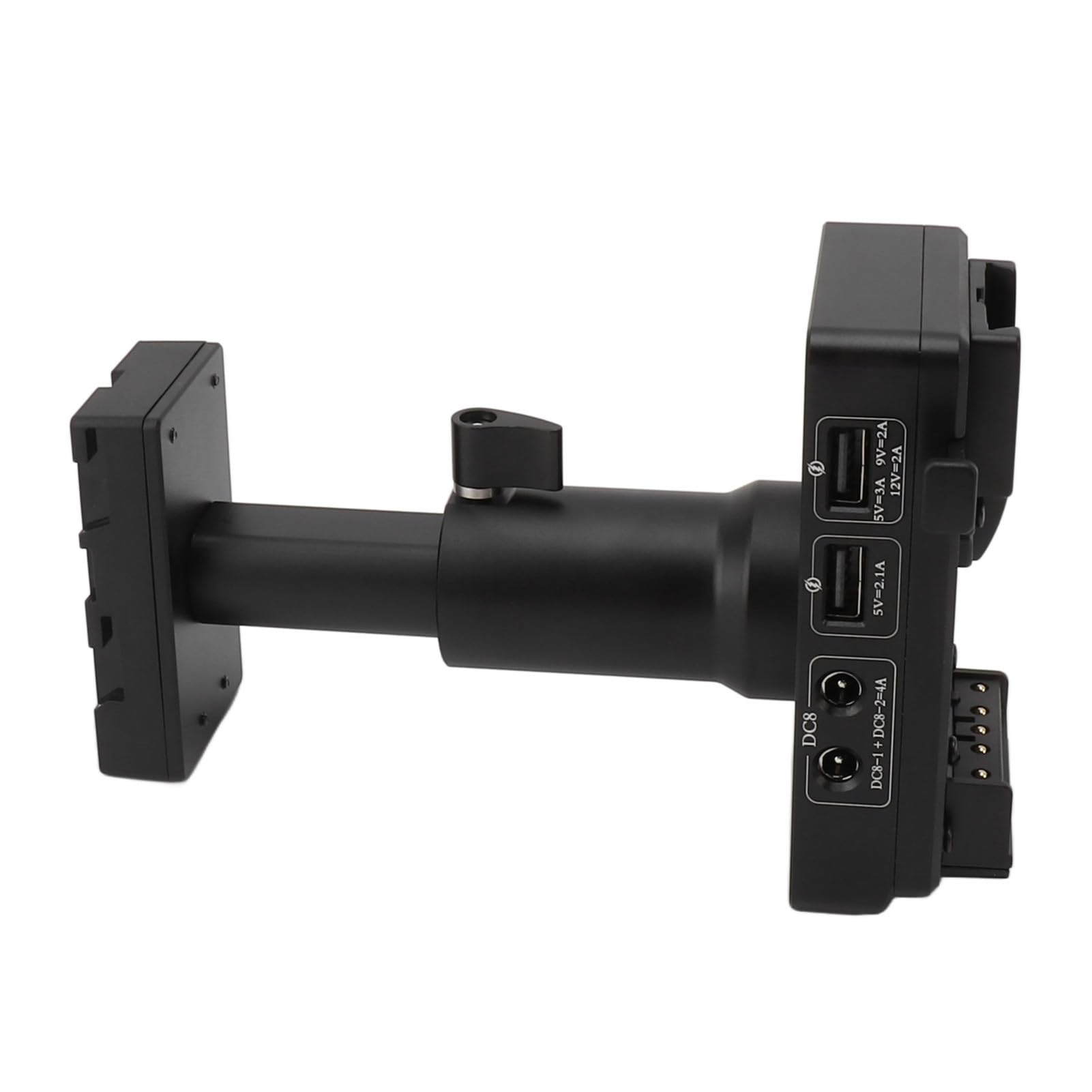 Cryfokt Convertidor de Batería de Montaje en V Duradero a Batería BP, con Circuito de Seguridad, para PMW 100 150 160 200 300, Placa Adaptadora de Cámara