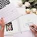 Vienrose Wedding Guest Book Registry Sign-in Book with 123 Blank Lined Pages Gilded Edges Hardcover Book for Wedding Baby Shower Birthday