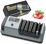YOORLEAY 5 in 1 Electric Knife Sharpener-3 Rotational Speed Adjustable Electric Knife Sharpeners, Suitable for Various Kitchen Knives and Scissors,Gray