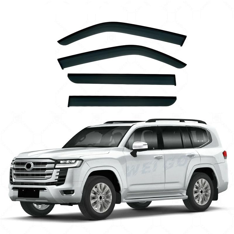 Déflecteurs de vent Land Cruiser LC300 pare-pluie anti-buée pour vitres