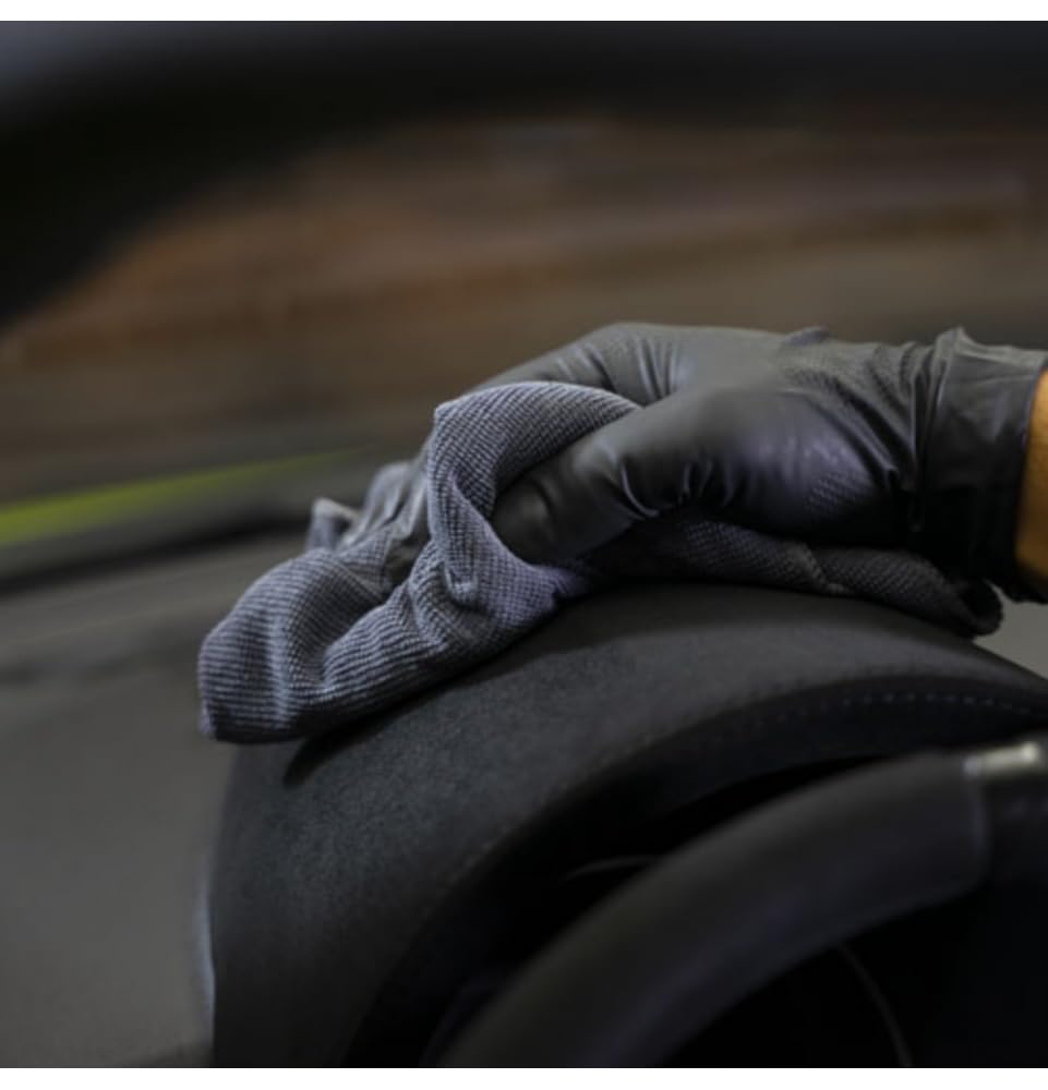 KIT MAFRA MANIAC LINE ALCANTARA CLEANER + SPUGNETTA LUCIDA AUTO + PANNO HEAVY WORK PULIZIA MACCHIE OSTINATE SPORCHI MISTI SU TESSUTI SEDILI