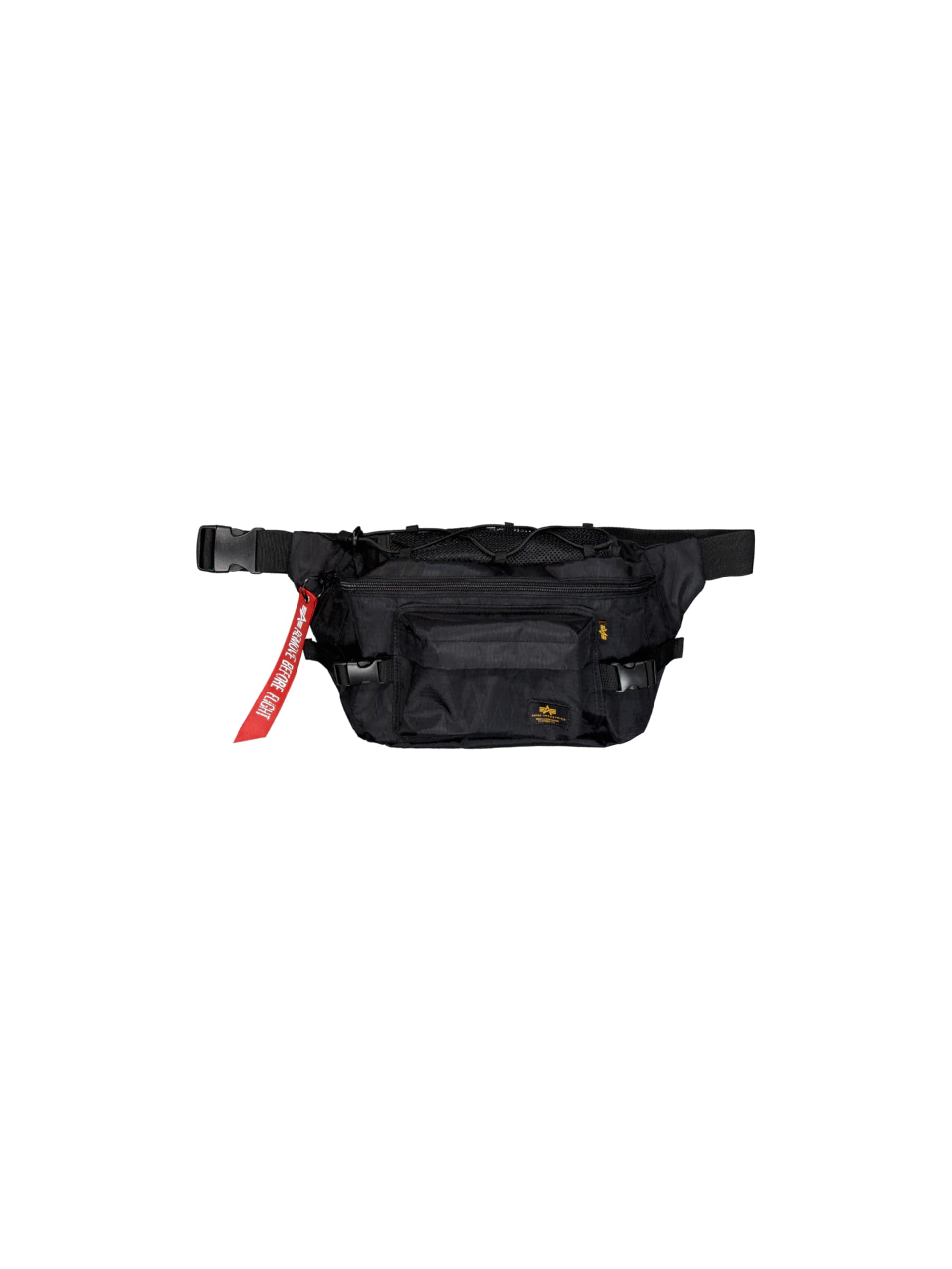 Alpha Industries Unisex Combat 8L Waistbag, Black