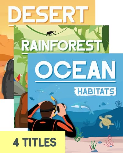Habitats (Set of 4) B0DZ89LZ8Q Book Cover